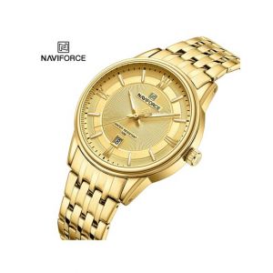 Naviforce Exclusive Edition Watch For Men Gold (NF-8040G-5)
