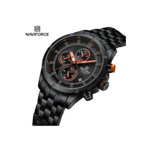 Naviforce Chronoquest Edition Watch For Men Black (NF-8046-2)