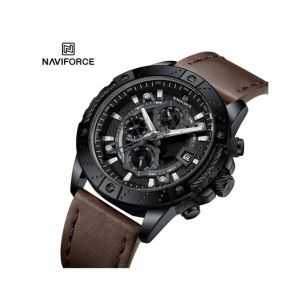 Naviforce Chronocrest Edition Watch For Men Brown (NF-8055-1)