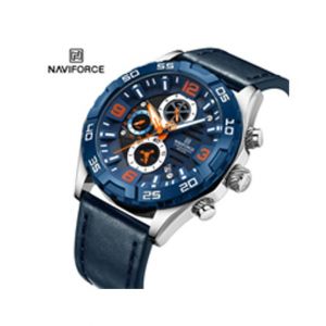 Naviforce Chronoglide Edition Watch For Men Blue (NF-8043-4)
