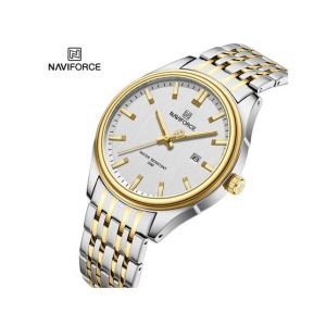 Naviforce Date Edition Watch For Men Two Tone (NF-8039G-5)