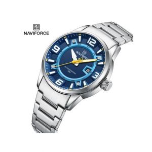 Naviforce Velocity Vista Watch For Men Silver (NF-8044-5)