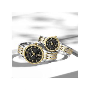 Naviforce Exclusive Date Edition Watch For Couples Two Tone (NF-8040C-3)