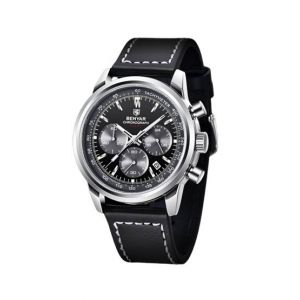 Benyar Exclusive Chronograph Edition Men's Leather Watch Black (BY-5188-2)