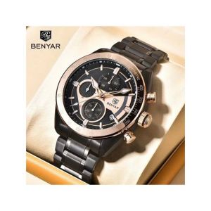 Benyar Chronograph Edition Watch For Men Black (BY-5201-3)