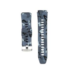 Ronin R-012 Rugged Smart Watch Strap-Black Camouflage