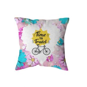 ZamZam Mosque Of Blooms Cushion Cover 