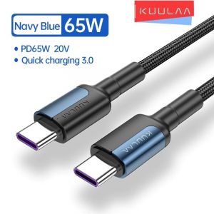 Kuulaa 65W USB Type-C Fast Charging Cable 1M Blue