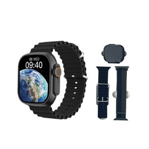 BML Ultra Max Dual Strap Smart Watch Black
