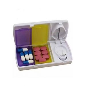 Ferozi Traders Travel Pill Cutter & Storage Box