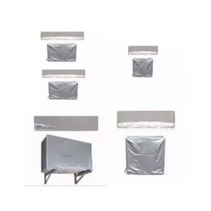 Ferozi Traders Indoor & Outdoor Unit AC Dust Cover Silver