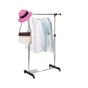 Ferozi Traders Single Pole Portable Clothes Rack