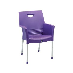Boss Mega Jhony Pure Plastic Chair with Steel Legs (BP-317-PRP)