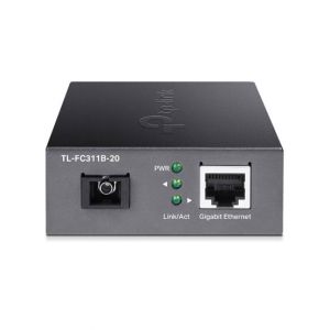 TP-Link Gigabit WDM Media Converter Black (TL-FC311B-20)
