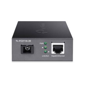 TP-Link Gigabit WDM Media Converter Black (TL-FC311A-20)