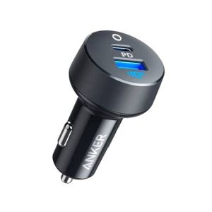 Anker PowerDrive Dual Port USB C Car Charger 35W - Black/Gray (A2732HF1)