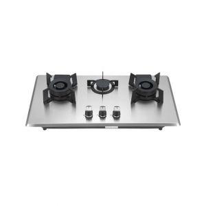 Xpert Easy Clean Steel Gas Hob Silver (XST-3)