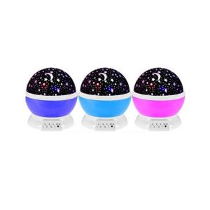 G-Mart 4 LED Moon Lamp Star Projection
