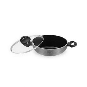 Cambridge Non Stick Wok Two Side Handles With Glass Lid 30 Cm (NWT3830)