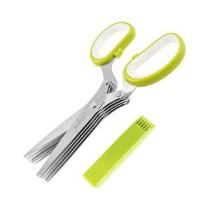 Caprio Jenaluca Herb Scissors with 5 Blades Green/White