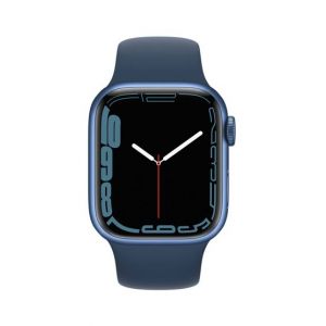 Apple iWatch Series 7 45mm Blue Aluminum Case with Abyss Blue Sport Band - GPS