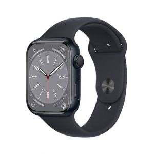 Apple Watch Series 8 45mm Midnight Aluminum Case with Midnight Sport Band - GPS