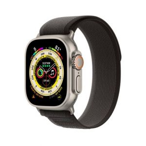 Apple Watch Ultra 49mm Titanium Case With Black Trial Loop Band - GPS