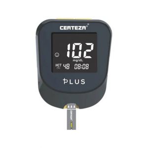 Certeza Plus Blood Glucose Monitor-Black