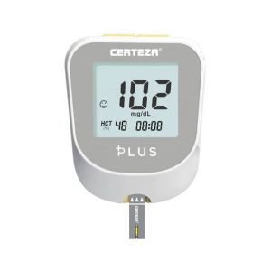 Certeza Plus Blood Glucose Monitor-White