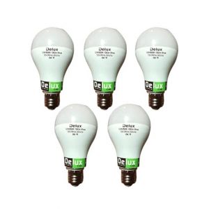 Badar Store Delux 12W White Light LED Bulb Pack Of 05 (E27)