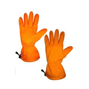 World of Promotions Fleece Hiking Gloves Orange