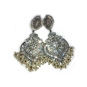 Bushra Collection Silver Earring (0053)