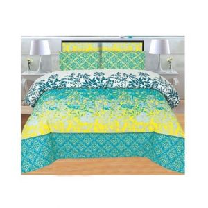Chenab Collection Double Size Bed Sheet (234)