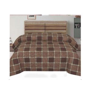 Chenab Collection Double Size Bed Sheet (786-443)