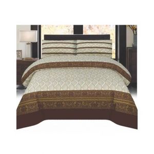 Chenab Collection Double Size Bed Sheet (786-445)