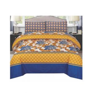 Chenab Collection Double Size Bed Sheet (786-447)