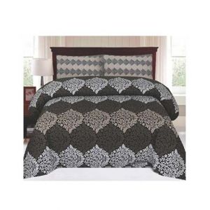Chenab Collection Double Size Bed Sheet (809)