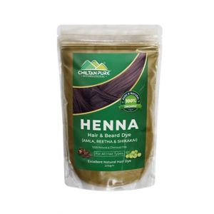 Chiltan Pure Organic Henna For Hair & Beard Dye - 200gm