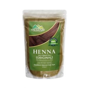 Chiltan Pure Organic Henna For Hair and Beard Dye - 200gm