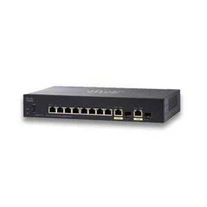 Cisco 8-Port Gigabit PoE+ Managed Network Switch With 2 SFP Combo Ports (SF352-08P)
