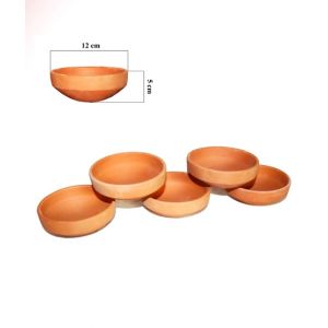 Clay Potter Clay Bowls Set 5 Pcs