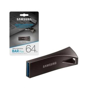 Samsung Bar Plus USB Flash Drive 64GB Black