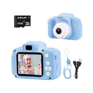 Consult Inn 1080P Digital Camera With 16GB SD Card Blue