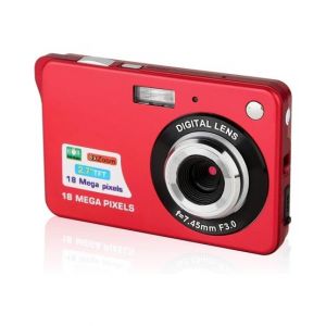 Consult Inn Rechargeable Mini Digital Camera 18MP Red (GOR8150)