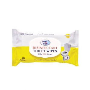 Cool & Cool Disinfectant Toilet Wipes 48 Pcs (D4887)
