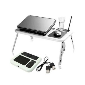 Cool Boy Mart E-Table Portable Laptop Table With Cooler Fan