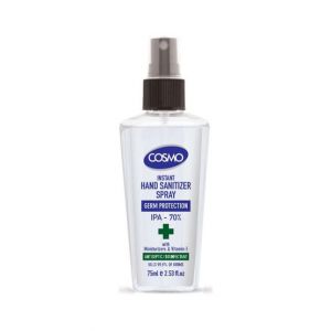 Cosmo Instant Hand Sanitizer Spray 75ml (70% Alcohol ISO Certified)