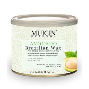 Muicin Avocado Hair Removal Brazilian Wax Jar - 400gm