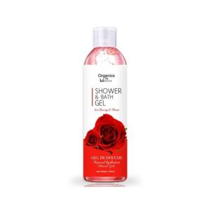 Muicin Organic Rose Shower and Bath Gel - 250ml