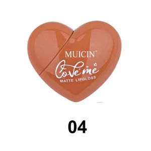 Muicin Heart Matte Long Lasting Lipgloss - (04)